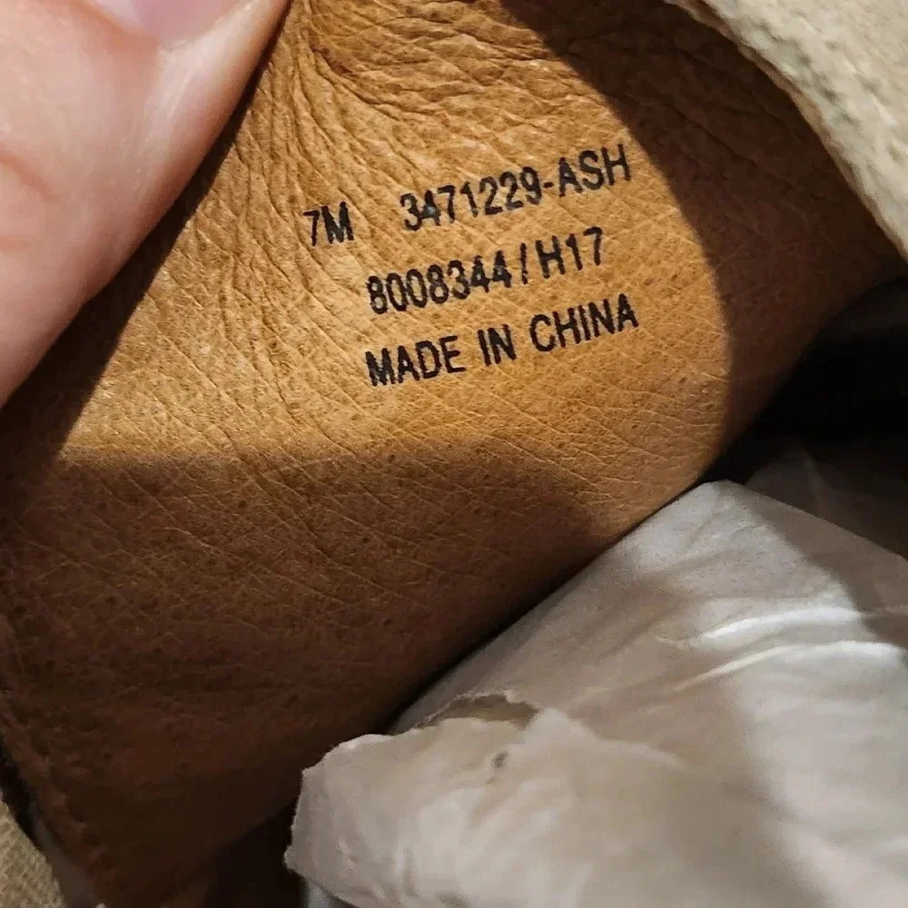 EUC Frye Dani Pickstitch Shield 3471229‎ Ash Size 7